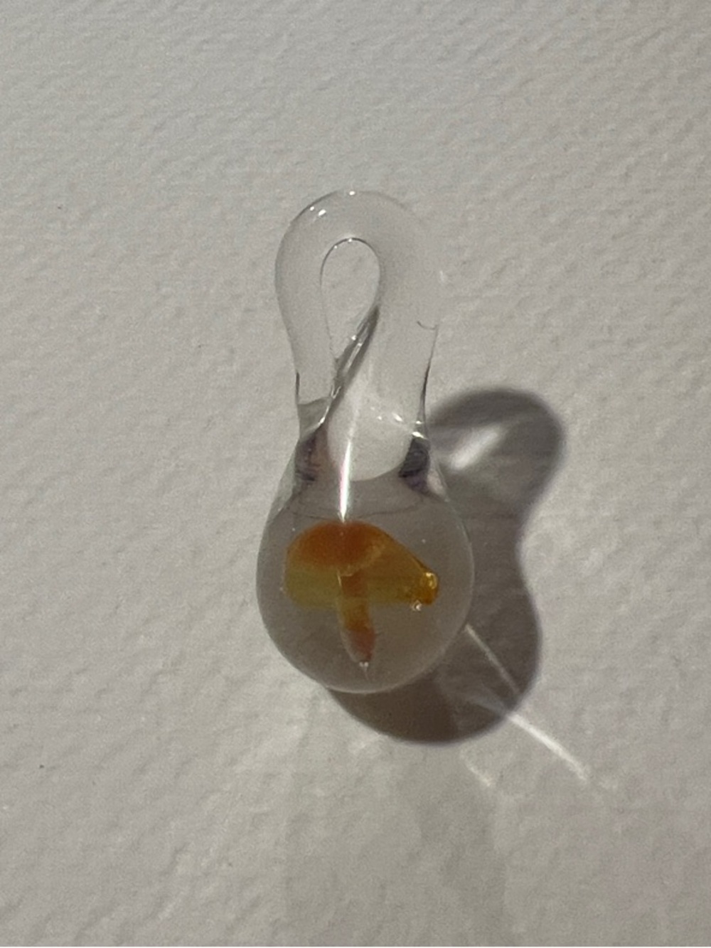 Glass Mushroom Pendant - Picture 2 of 5